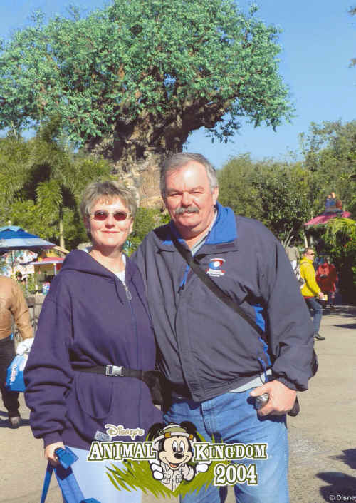 Carol & Gary at Animal Kingdom - December 2004