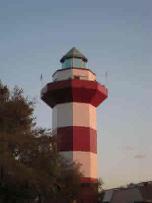 The lighthouse at Harbor Town.
