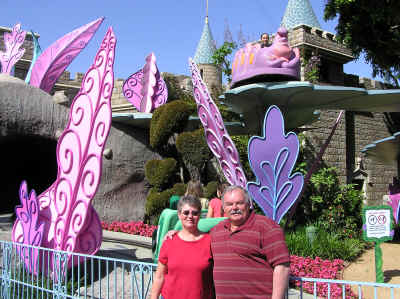 The Alice in Wonderland ride