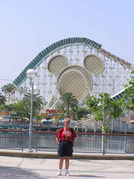 Carol at Paradise Pier