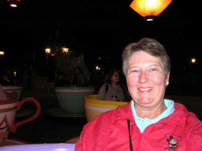 The teacups at Disneyland