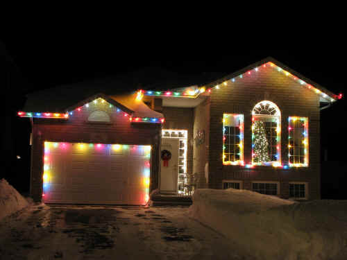 Here's the house - ready for Christmas