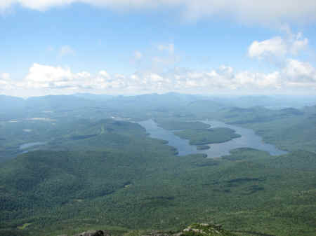 That's Lake Placid below.