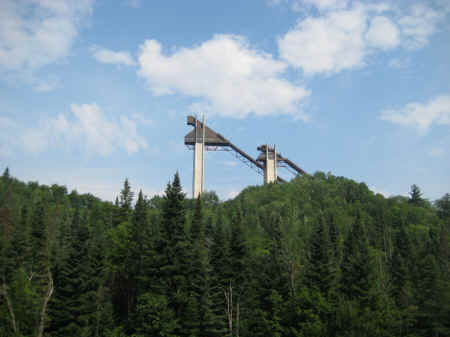 Olympic ski jump facility