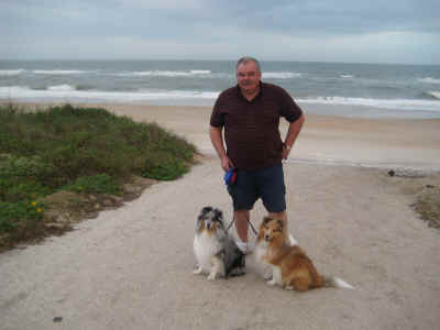 The beach across from our St. Augustine campground.