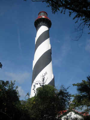The Anastasia Island lighthouse - 219 steps - Ouch!