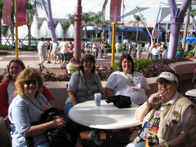 SusanL, BriarRose, CShore, BetsyAnn & Ripkinsnana at Brunch at the Ball