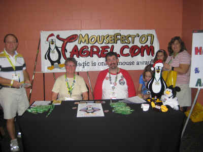 Tagrel table at the Mega Mouse Meet