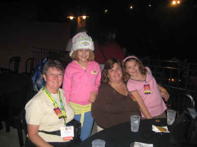 A happy group at the Fantasmic Dessert Party
