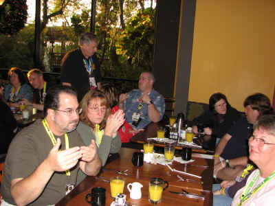WDWNJ (John) explains the proper technique for inhaling Tonga Toast.  When breakfast arrived he gave a demonstration but I was too slow with the camera to capture it!