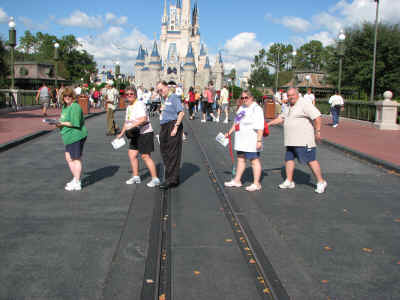 Abbey Road scene on Main Street USA