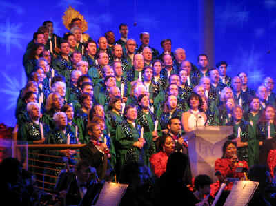 Chita Rivera narrates the Christmas story at the Candlelight Processional