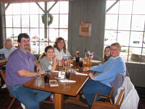 Lunch at Cracker Barrel is better when you're with good friends