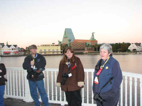 The AllEars photo-blog team - Scott, Lisa and Barrie