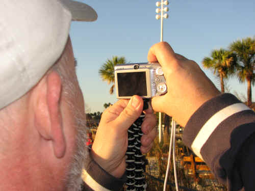 JohnnyBlack lines up the perfect shot!