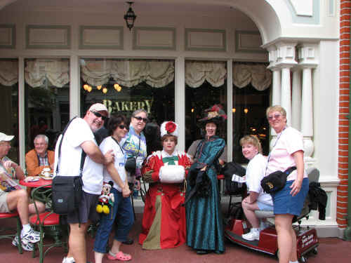 Characters on Main Street