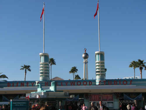 We're greeted by Mickey!