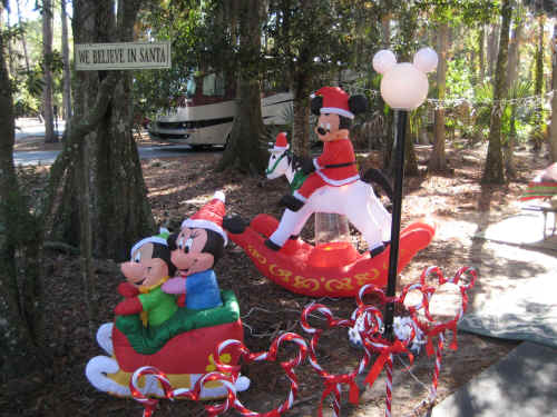 Lots of Disney inflatables!