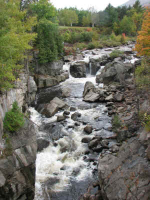 The Ausable River runs through our campground