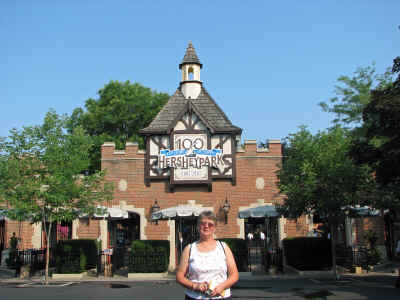 Hershey Park just before opening