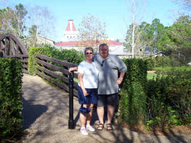 A bridge over the Sassagoula River at Port Orleans Riverside