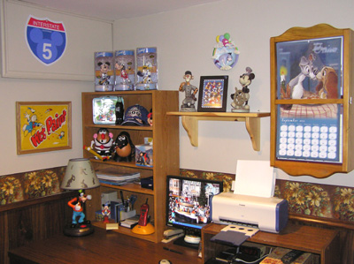 Gary's work station