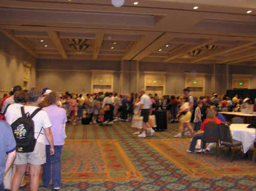 In this line for 2 1/2 hours!  Ouch!