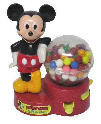 Mickey Gum Ball Machine