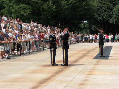 Changing of the Guard at the Tomb of the Unknowns