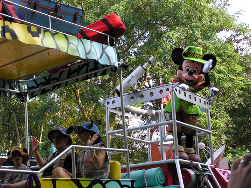 Mickey in the Jammin' Jungle Parade