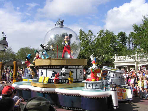 The Mickey Through the Years float - my favourite!
