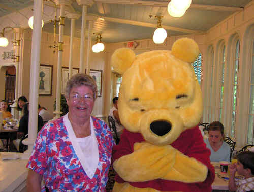 Ruth & Pooh at Crystal Palace
