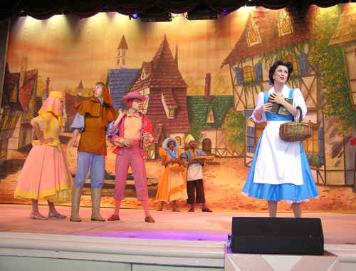 Belle in the Beauty and the Beast Show