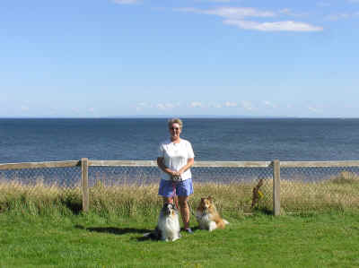 Lookin east from East Point - that's Cape Breton Island on the horizon