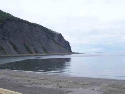 The Gaspe coastline